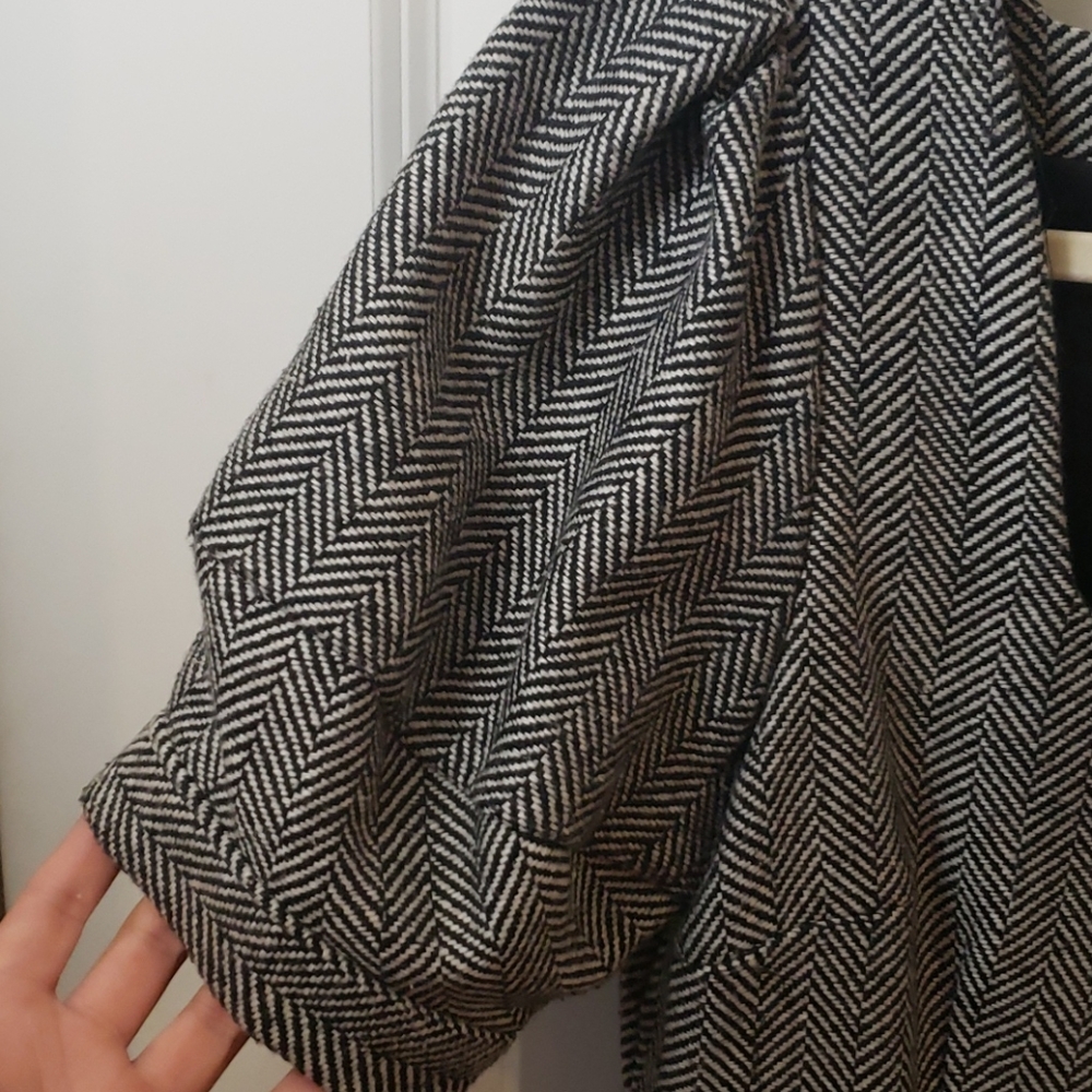 Black, White Gray Pattern Dress - image 4